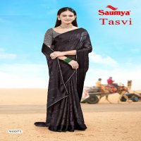 Saumya Tasvi Wholesale Kreva Satin Patta With Half Tone Ethnic Sarees