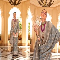 Trirath Savera Wholesale Super Pure Raw Silk And Khadi Print Function Wear Sarees