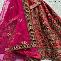 Anjani Art 2720 Wholesale Velvet Designer Lehengas Choli