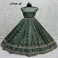 Anjani Art 2718 Wholesale Rimzim Viscose Fancy Embroidery Lehengas Choli