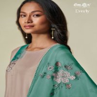 Omtex Everly Wholesale Daisy Silk With Hand Work Salwar Suits