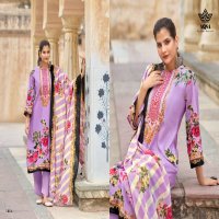 AQSA Zartaaj Wholesale Cambric Cotton With Exclusive Work Dress Material