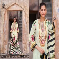 AQSA Zartaaj Wholesale Cambric Cotton With Exclusive Work Dress Material