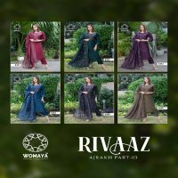 Womaya Rivaaz Ajrakh Story -03 Wholesale Readymade Salwar Suits Combo