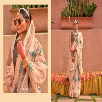 Trirath Geetanjali Wholesale Organza Silk With Jacquard Pallu Sarees