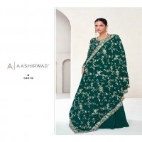 Aashirwad Veronica Wholesale Premium Silk Gown With Dupatta