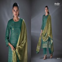 Omtex Nessa Wholesale Daisy Silk With Hand Work Salwar Suits