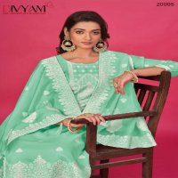 Divyam Daisy Wholesale Pure Organza Fabrics Straight Suits