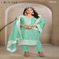 Divyam Moksha Wholesale Pure Organic With Handwork Straight Suits