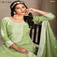 Divyam Moksha Wholesale Pure Organic With Handwork Straight Suits