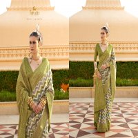 Trirath Pratha Wholesale Supre PV Silk With Aqua Finish Function Wear Sarees