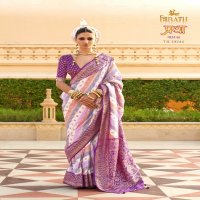 Trirath Pratha Wholesale Supre PV Silk With Aqua Finish Function Wear Sarees