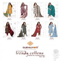 Suryajyoti Trendy Cotton Vol-62 Wholesale Pure Cotton Dress Material