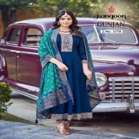 GUNJAN BY RANGOON ANARKALI STYLE READYMADE EMBROIDERY WORK STYLISH 3PCS DRESS