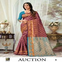 RONISHA AUCTION BY RANJNA SAREE BANARASI SILK PREMIUM FABRICS SUPER HIT COLLECTION SAREES