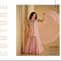 SAYURI DESIGNER SUHANI SI?LK EXCLUSIVE OCCASION WEAR FULL STITCH PALAZZO KURTI DUPATTA