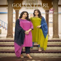 WOODEE GOLDEN PEARL VOL 2 RAYON CLASSIC LOOK READYMADE 3PCS DRESS