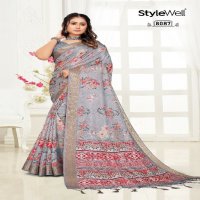 STYLEWELL APARNA FANCY JACQUARD SILK REGULAR WEAR SAREE WHOLESALER