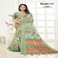 STYLEWELL APARNA FANCY JACQUARD SILK REGULAR WEAR SAREE WHOLESALER