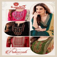 Kundan Pakeezah Vol-13 Wholesale Pure Cotton With Work Dress Material