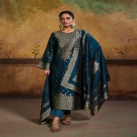 MAYRA BY IBIZA BANGLORY SILK JACQUARD WITH HANDWORK STYLISH DRESS MATERIAL