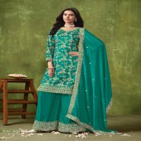 TWISHA ANJUBAA VOL 33 DESIGNER OCCASION WEAR LONG UNSTITCH SALWAR KAMEEZ