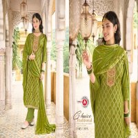 Triple AAA Aabha Wholesale Viscose Muslin With Work Dress Material