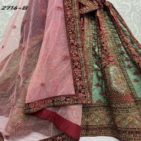 Anjani Art 2716 Wholesale Velvet Fabrics Designer Lehengas Choli