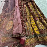 Anjani Art 2716 Wholesale Velvet Fabrics Designer Lehengas Choli