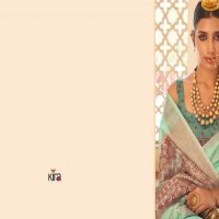 Kira Creations Kinaara Wholesale Tusser Linen Function Wear Sarees