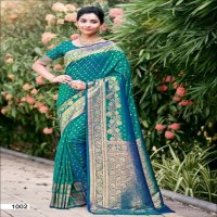 BUNAWAT GAJGAMINI SILK ZARI WEAVING SILK SARIS WHOLESALER