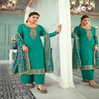 Radha Raheda Wholesale Real Georgette With Work Straight Suits