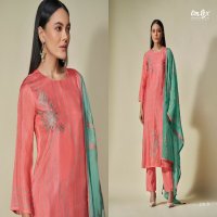 Omtex Esti Wholesale Russian Silk With Embroidery Salwar Suits