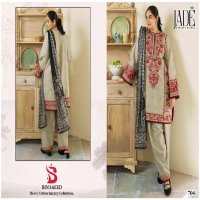 Jade Bin Saeed Vol-7 Wholesale Heavy Cotton Luxury Collection Dress Material