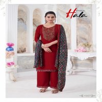 Hala Nigaar Vol-1 Wholesale Pure Reyon With Work Dress Material