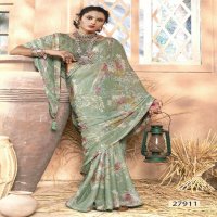 TITHI VOL 3 BY VALLABHI PRINTS CASUAL WEAR GEORGETTE SAREE EXPORTS