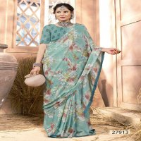 TITHI VOL 3 BY VALLABHI PRINTS CASUAL WEAR GEORGETTE SAREE EXPORTS