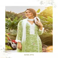 AFFAIR VOL 2 BY ANJU FAB EXCLUSIVE DESIGN FULLY STITCH ORGANZA SHIFFLI BIG SIZE 3PCS DRESS