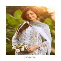 AFFAIR VOL 2 BY ANJU FAB EXCLUSIVE DESIGN FULLY STITCH ORGANZA SHIFFLI BIG SIZE 3PCS DRESS