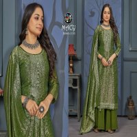 FOURDOTS LAUNCH MACY SIMAR SILK JACQUARD ETHNIC DESIGN DRESS MATERIAL