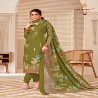 SURYAJYOTI KAARA VOL 1 JAAM SATIN REGULAR WEAR FANCY HANDWORK DRESS MATERIAL