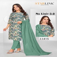 STARLINK NO LIMIT 3.0 11402 TO 11430 READYMADE MODAL FOIL PRINT ELEGANT STYLE COMBO SET DRESS