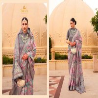 Trirath Sinhasan Wholesale Super Pv Silk With Floral Print Function Wear Sarees