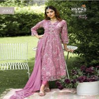 Radhika Summer Beauty Vol-2 Wholesale Anarkali Kurtis With Pant And Dupatta