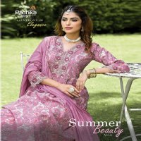 Radhika Summer Beauty Vol-2 Wholesale Anarkali Kurtis With Pant And Dupatta