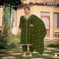 OSSM Gulabi Vol-3 Wholesale VIscose Roman Silk Kurti With Pant And Dupatta