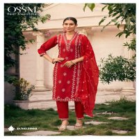 OSSM Gulabi Vol-3 Wholesale VIscose Roman Silk Kurti With Pant And Dupatta