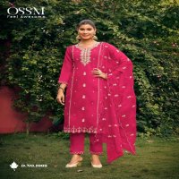 OSSM Gulabi Vol-3 Wholesale VIscose Roman Silk Kurti With Pant And Dupatta