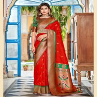 Rajpath Hansika Paithani Wholesale Soft Peshwai Paithani Silk Sarees