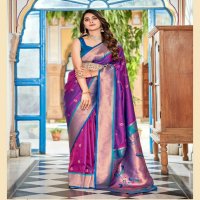 Rajpath Hansika Paithani Wholesale Soft Peshwai Paithani Silk Sarees